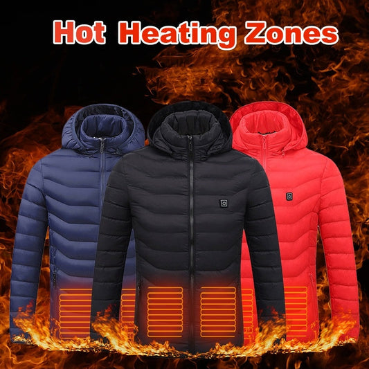USB Heated Jacket Thermal Vest for Men Winter