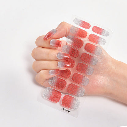 Amazon Sources 16 Small Stickers Gradient Onion Powder Nail Stickers
