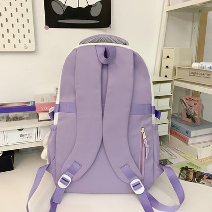 Girls' Large Capacity Backpack College Style