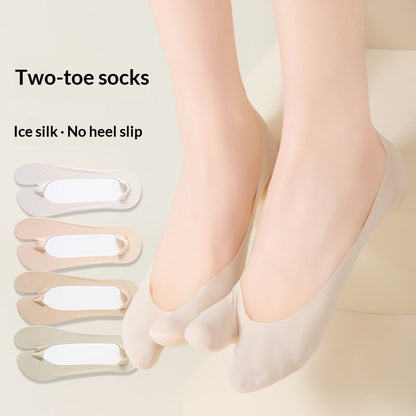 Two-toe Socks Low-cut Invisible Sweat-absorbing And Deodorant