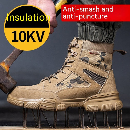 Short Insulated 10kV Labor Protection Shoes