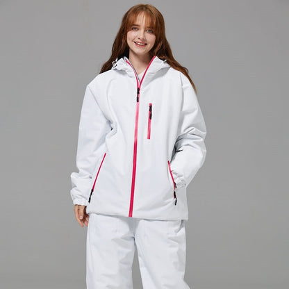 Unisex Windproof And Waterproof Loose-fitting Fashionable Ski Suit Set