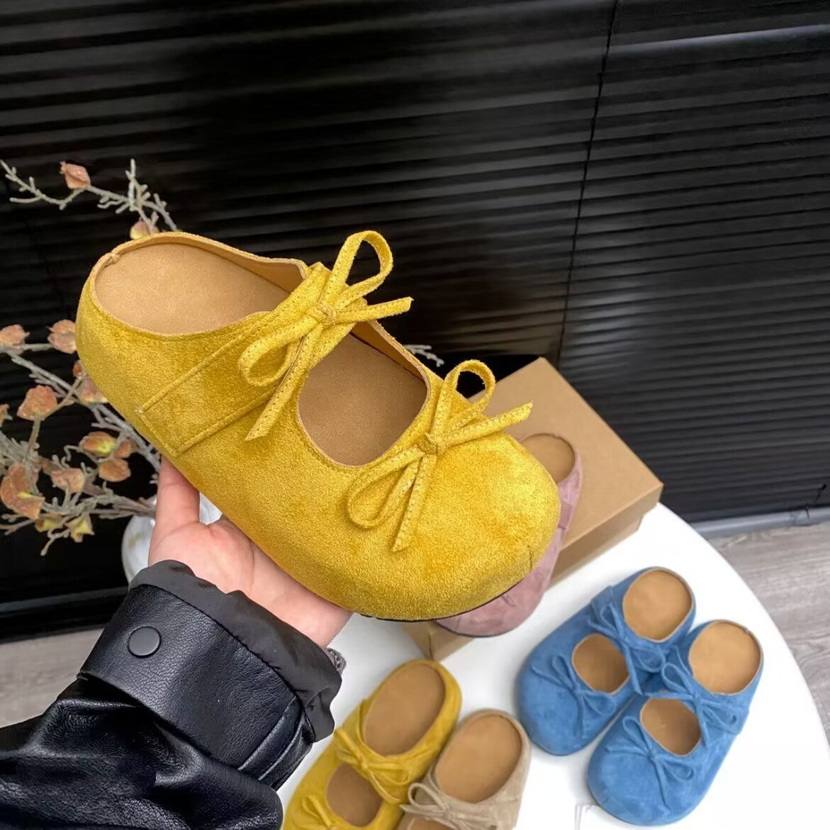 Women's Shoes Bow Flat Pumps Women's Low-cut Fashion