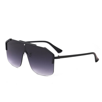 New Year's New Large-Frame Sunglasses For Women, The Same Style As European And American Internet Celebrities, Versatile Sunglasses For Women, Trendy Outdoor Sunglasses