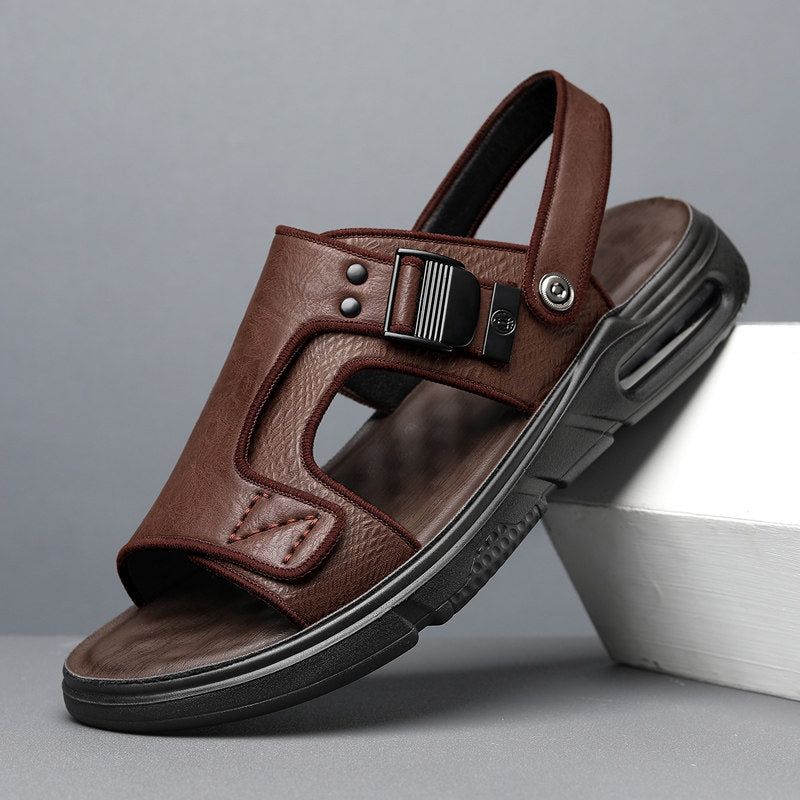 Mens Latex-padded Soft-soled Beach Sandals
