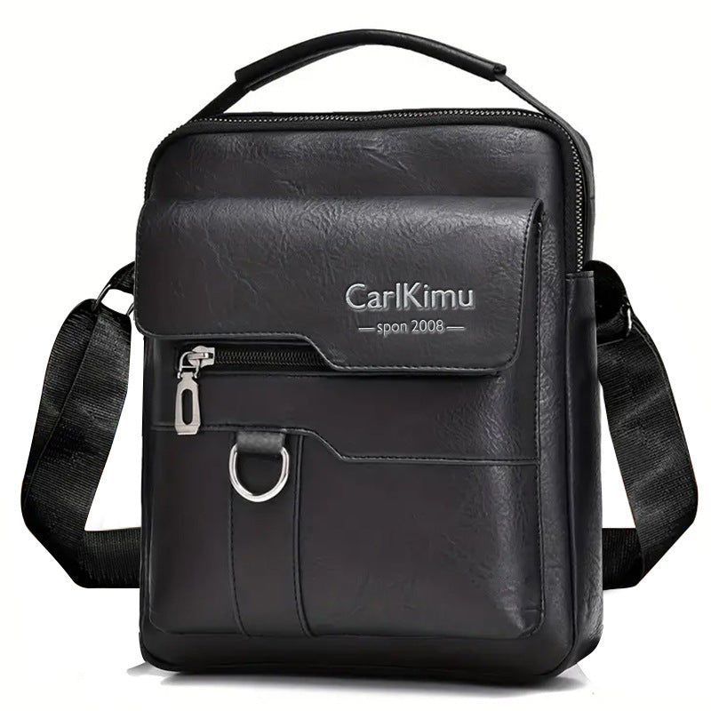 Mens Shoulder High-End Business Crossbody Bag Vintage Satchel