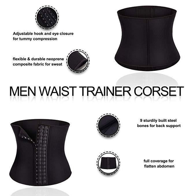 Body Sculpting Waistband Support Underwear Sweat Tight-fitting Sports Waist Belt Fitness Abdomen Waist Belt Size Adjustable