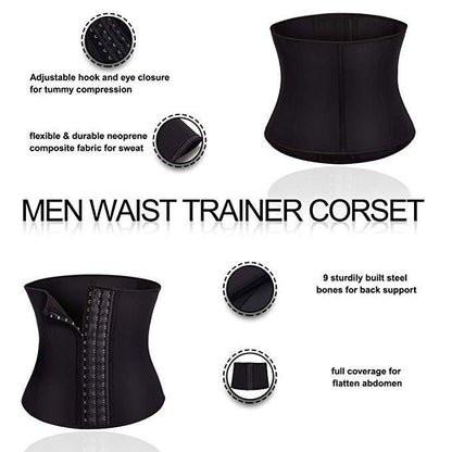 Body Sculpting Waistband Support Underwear Sweat Tight-fitting Sports Waist Belt Fitness Abdomen Waist Belt Size Adjustable