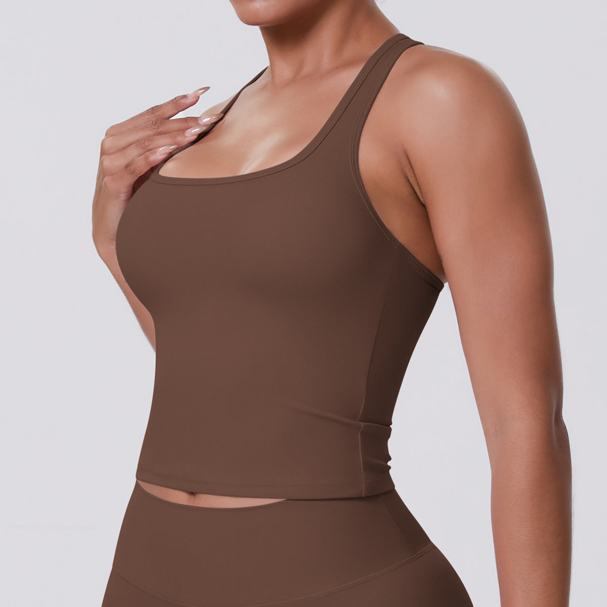 Tight-fitting Quick-drying Casual Running And Fitness Top