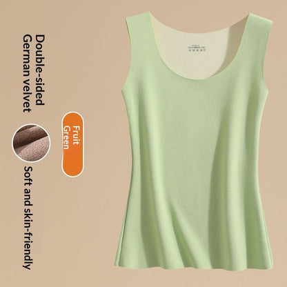 Round Neck Seamless Undershirt For Women