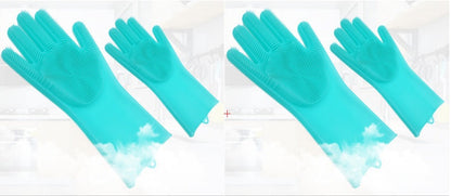 Silicone Heat-Resistant Scrubbing Gloves