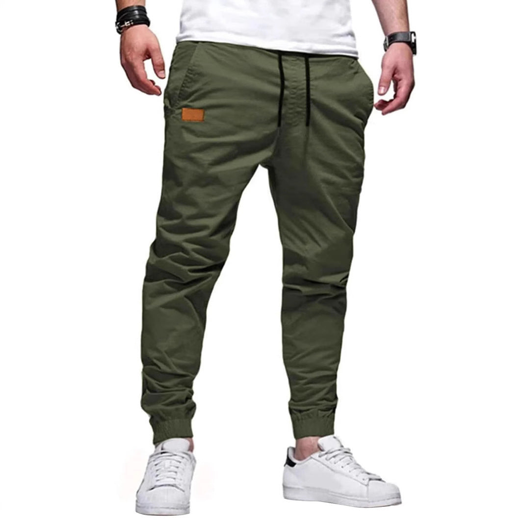 Mens Casual Pants Loose-fitting Straight-leg Trousers Long Pants