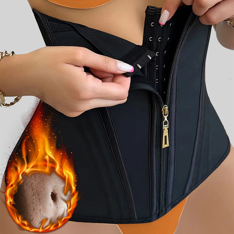 Waist-cinching Shapewear With A Zipper