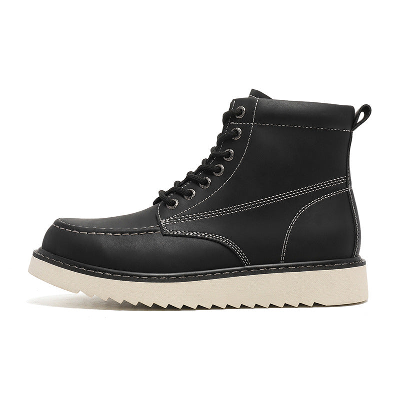 Lace-up Rubber-soled New Mens Boots