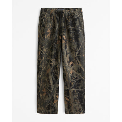 Mens Loose-Fit Straight-Leg Sports Trousers