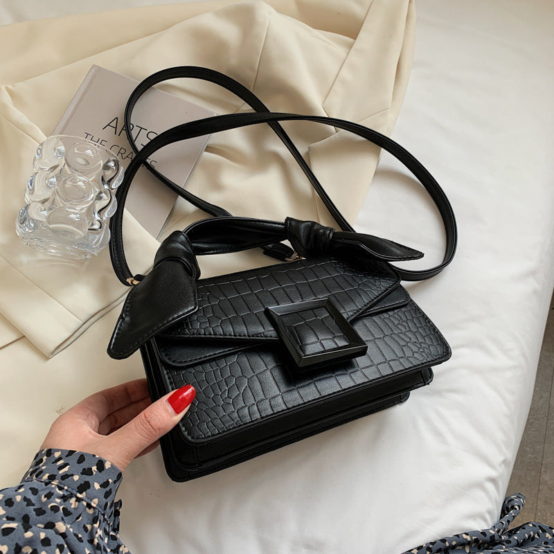 Textured Versatile Crossbody Shoulder Bag