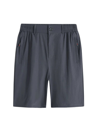 Summer New Arrival Pants Men's Real Ice Silk Nylon Shorts Open Access Control Casual Pants Quick-drying Breathable Pants Plus Size