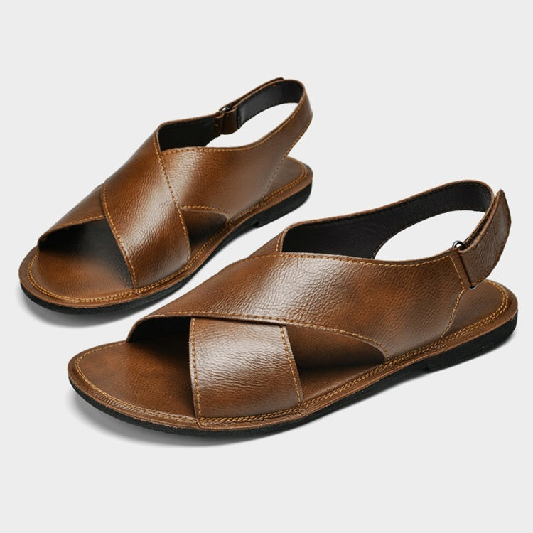 Men's Outdoor Beach Casual Sandals - Lightweight Summer Slip-On Footwear for Walking and Vacation