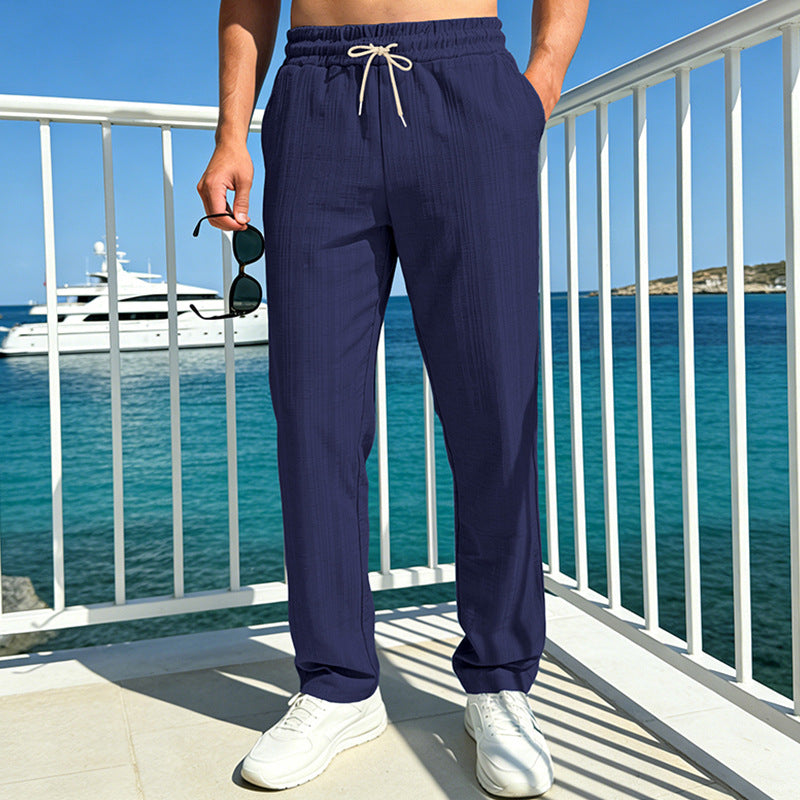 Mens Loose-fitting, Breathable Casual Athletic Pants