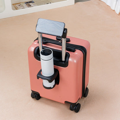 Board-Ready Mini Rolling Travel Suitcase