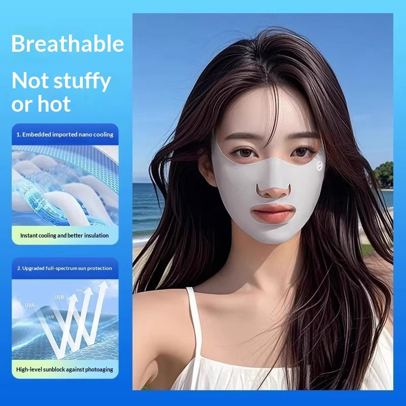 Sun-protective Face Mask For Women Full-face Coverage UV Protection