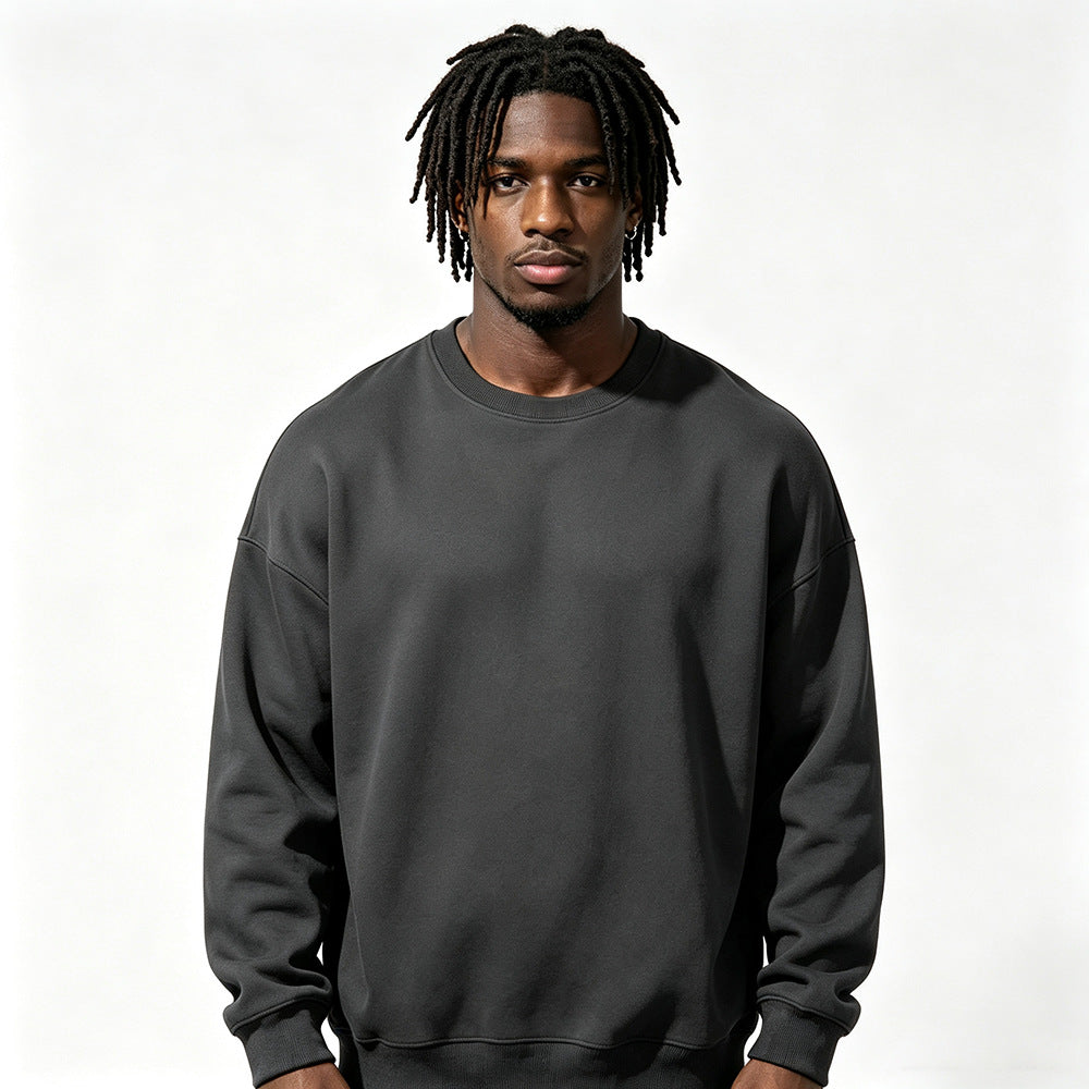 Thickened Crew Neck Sweatshirt