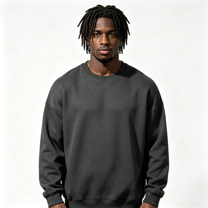 Thickened Crew Neck Sweatshirt