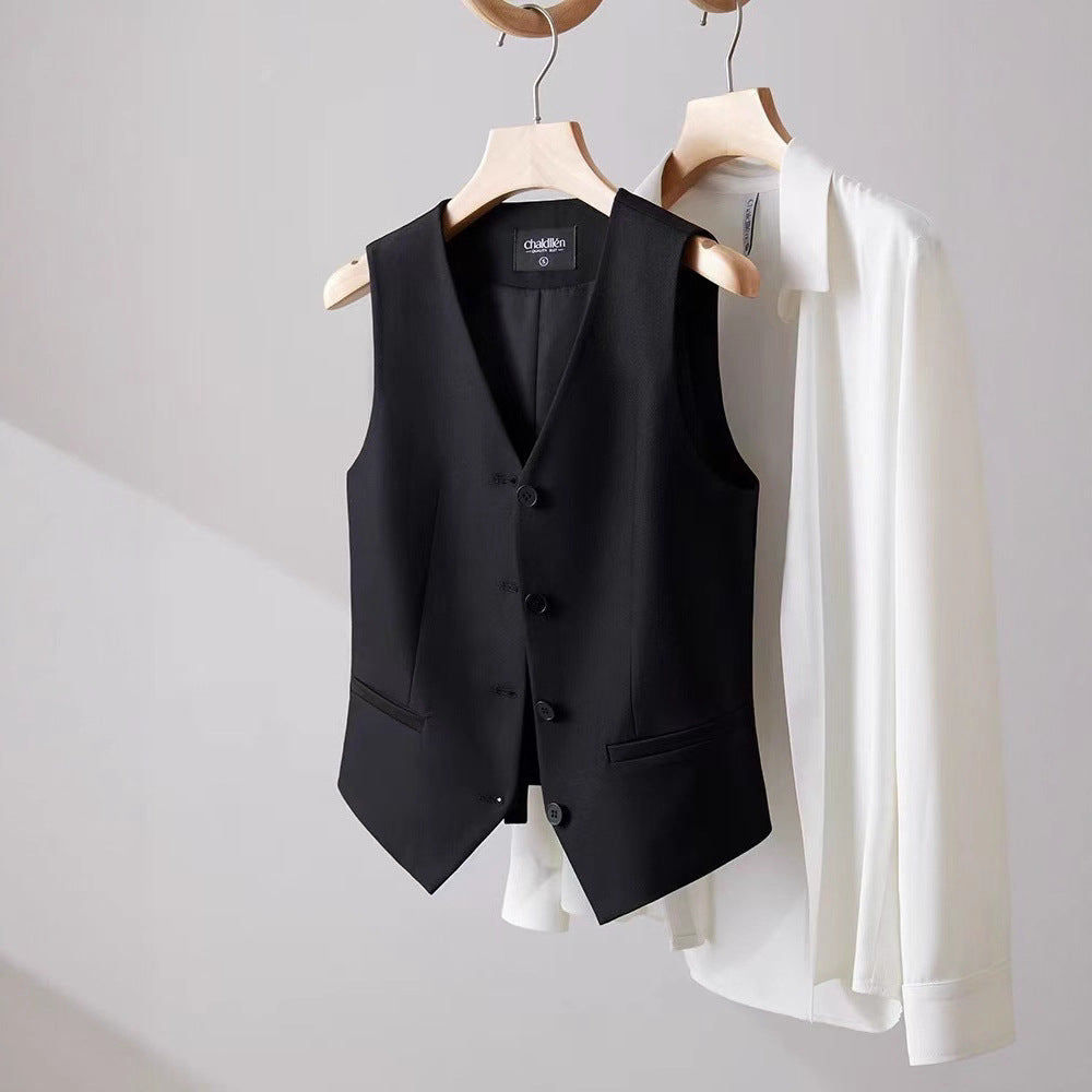 Fashionable Suit Vest Women's Top
