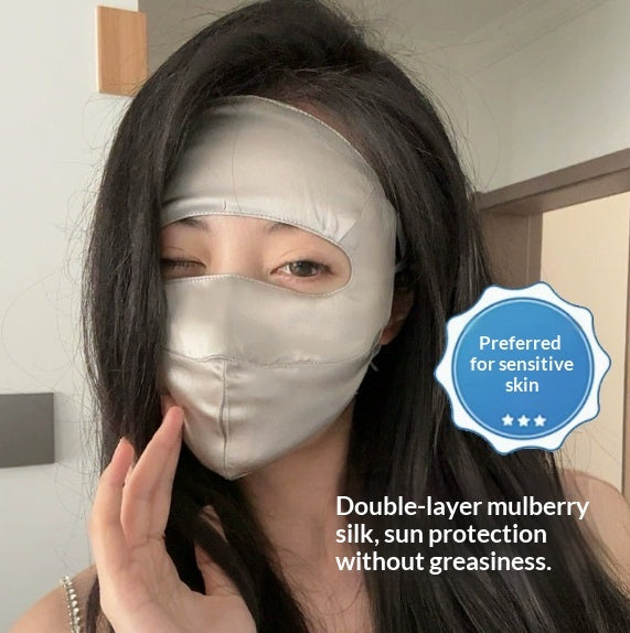 Silk Sun Protection Face Mask Silk For Women