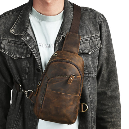 Men's Retro Outdoor Multi-Functional Crossbody Bag