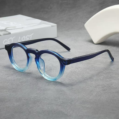 Round-frame High-definition Blue-light-blocking Plain Glasses