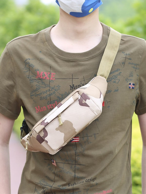 Men's Waist Bag Multifunctional Sports Casual Chest Bag