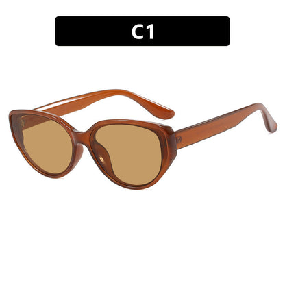 Street-style Cat-eye Retro Sunglasses For Women