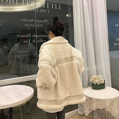 All-match Women's Clothing With Plush Thick Fur