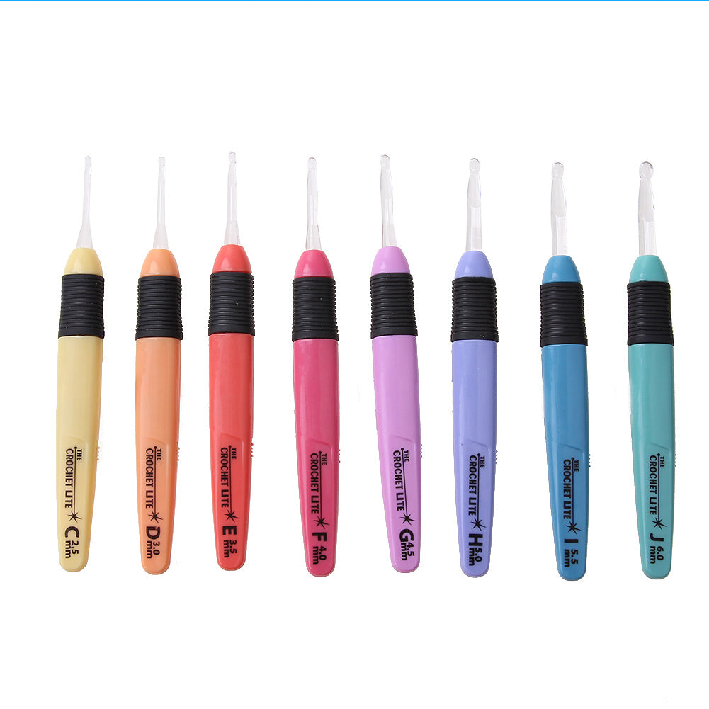 8pcs Crochet Hooks Set, Knitting Needles