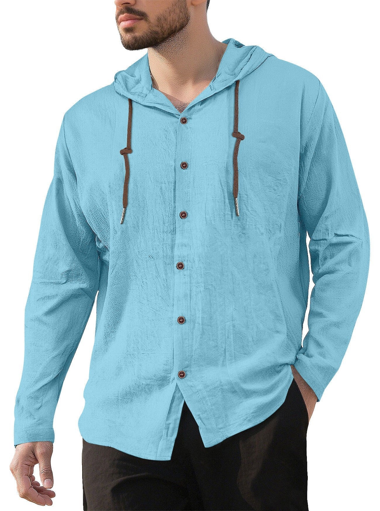 Casual Relaxed-fit Breathable Quick-drying Long-sleeve Shirt
