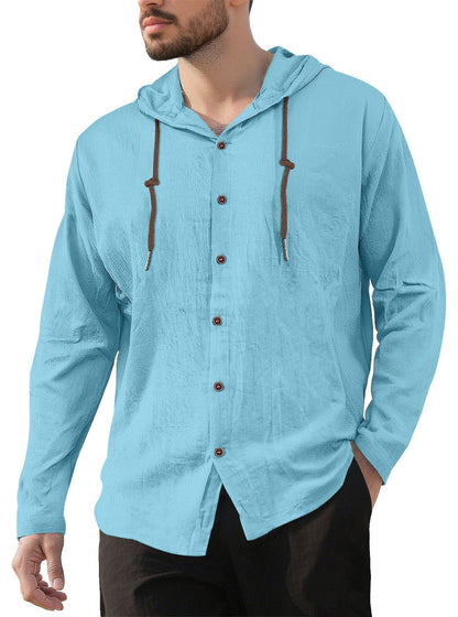 Casual Relaxed-fit Breathable Quick-drying Long-sleeve Shirt