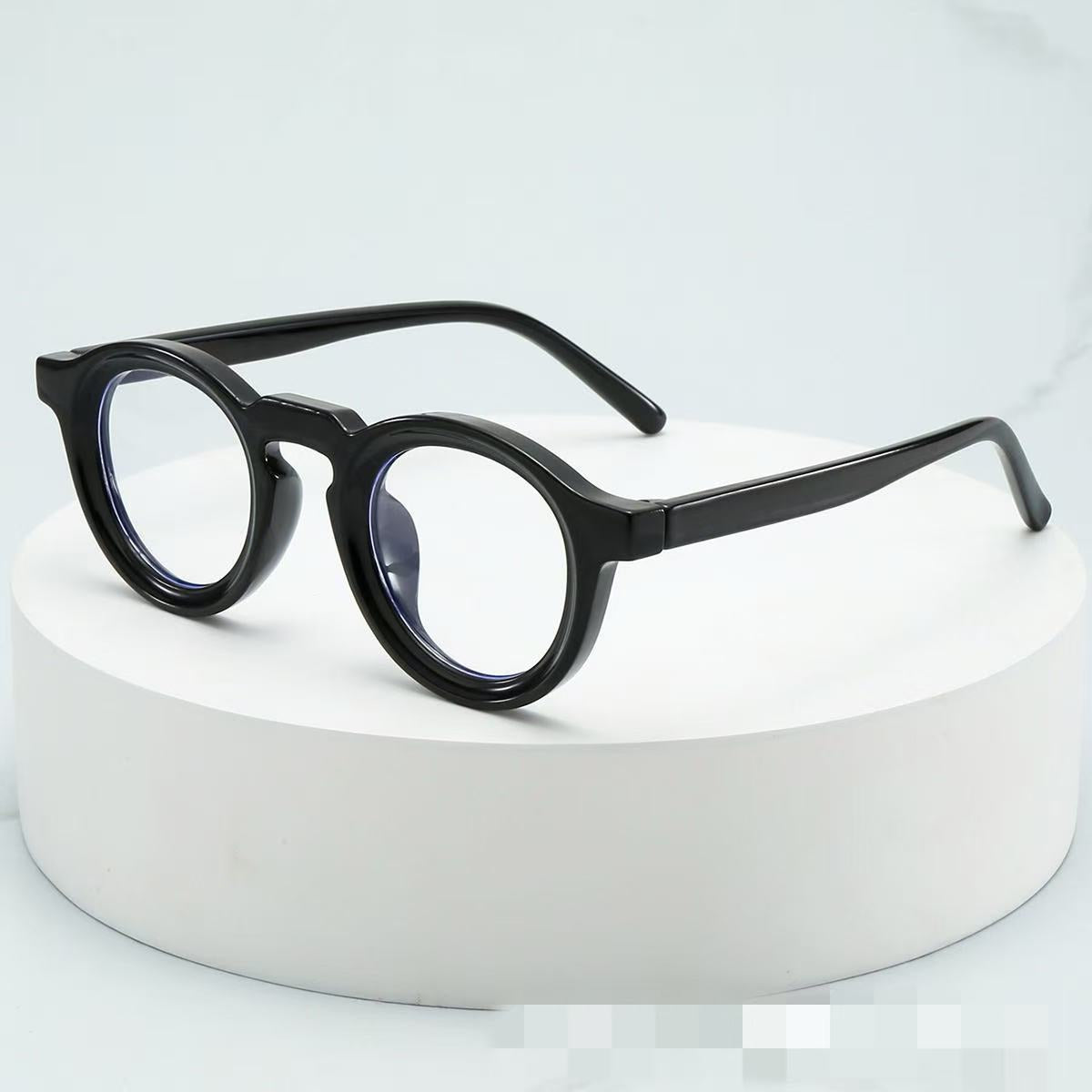 Round-frame High-definition Blue-light-blocking Plain Glasses