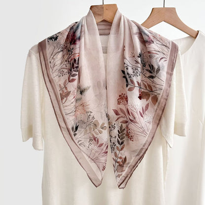 New Breathable Versatile Silk Chiffon Scarf For Women, Also Usable As A Shawl
