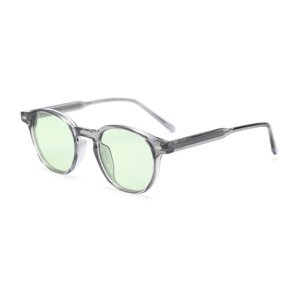 Retro Colorful Polarized Sunglasses With A Thin Frame