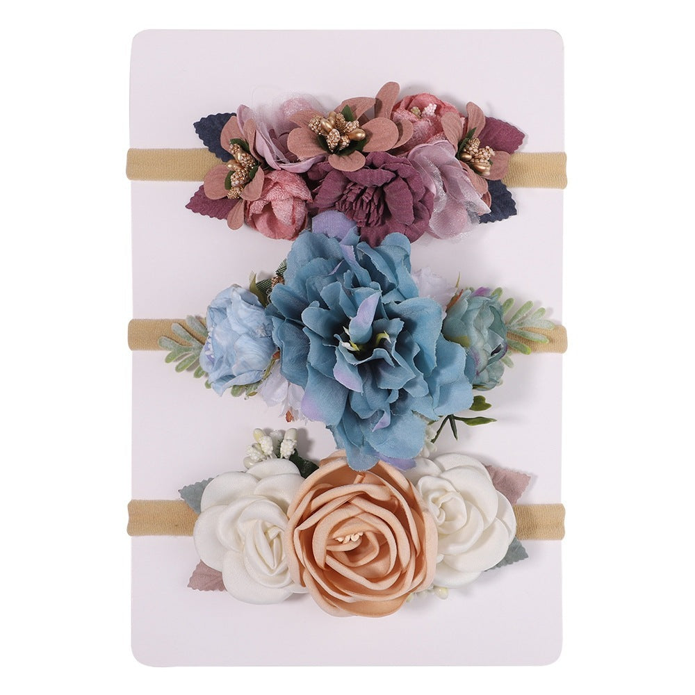 Nylon Fine Hair Band Girls' Headdress Flower