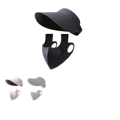 Womens All-in-One Sun-Protective Hat With Wide Brim And Seamless Design For Face And Neck