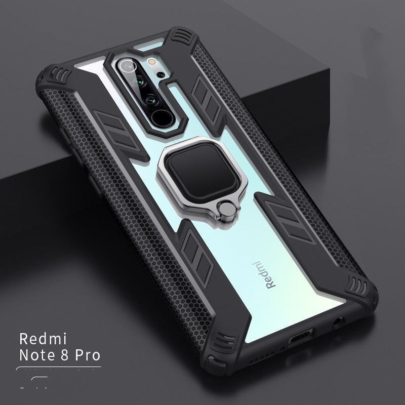 Shockproof Armor Phone Case with Ring Holder – Heavy Duty Protective Cover