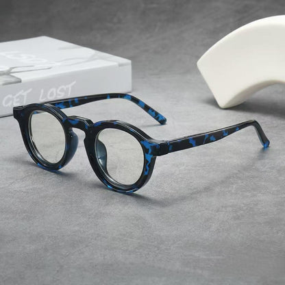 Round-frame High-definition Blue-light-blocking Plain Glasses