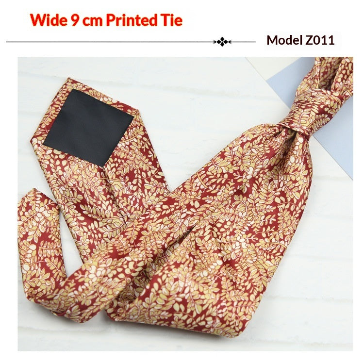 Printed Casual Patterned Vintage Tie