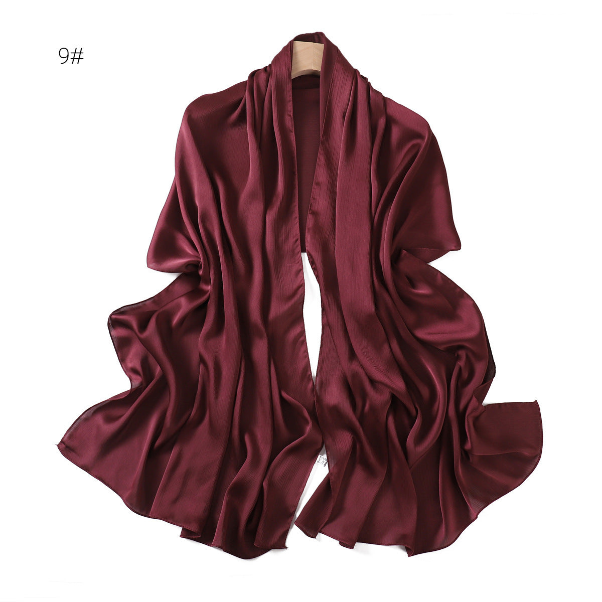 Solid-color Womens Summer Shawl Sunscreen Scarf