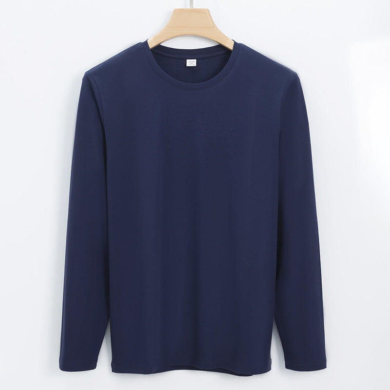 Double-sided Cotton T-shirt Casual Long-sleeve For Young Men