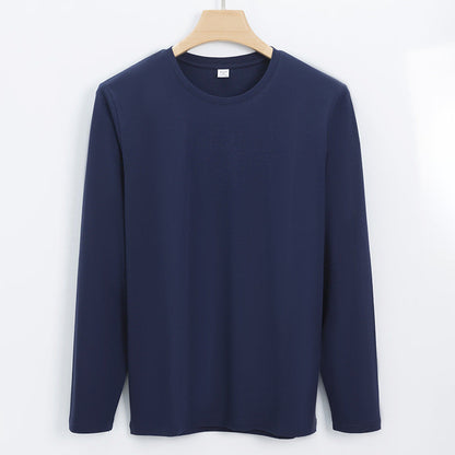 Double-sided Cotton T-shirt Casual Long-sleeve For Young Men