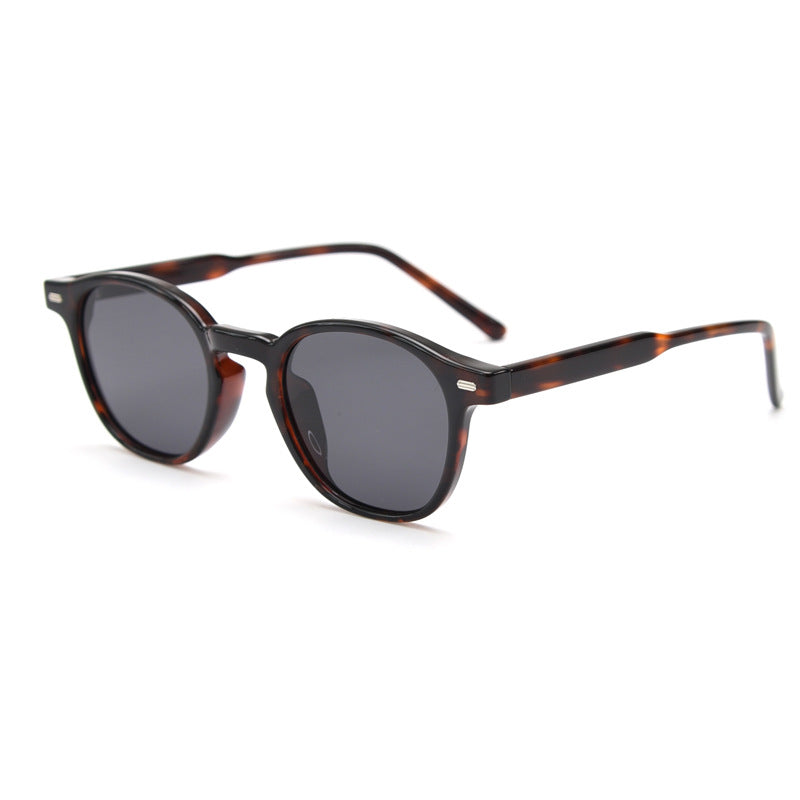 Retro Colorful Polarized Sunglasses With A Thin Frame