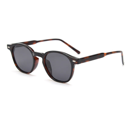 Retro Colorful Polarized Sunglasses With A Thin Frame